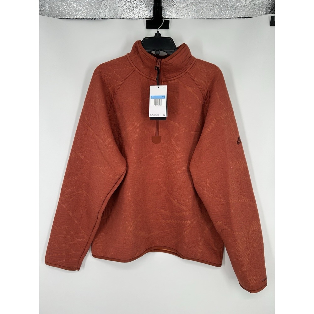 Nike Tech‎ Pack Therma Fit ADV Quarter 1/4 Zip Pullover Loose Fit DV4293-641 MED
